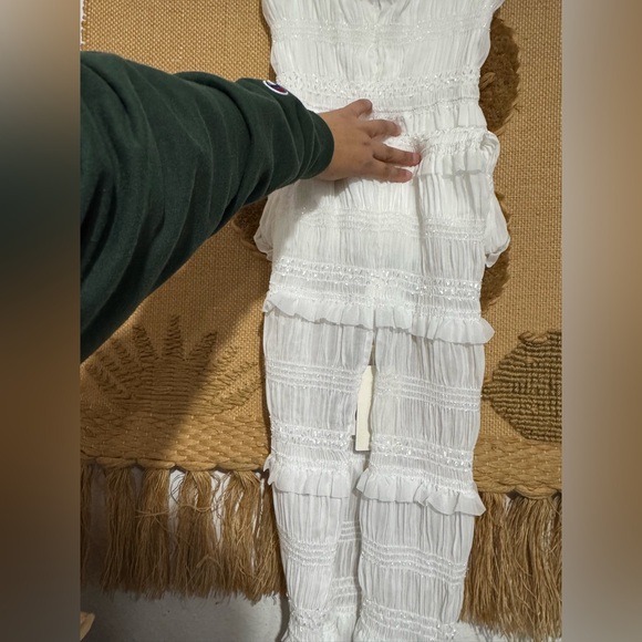 Commense White Ruffled Dress - Picture 8 of 10